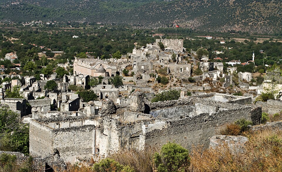 Ponto Turístico Cidade Fantasma de Kayaköy em Fethiye
