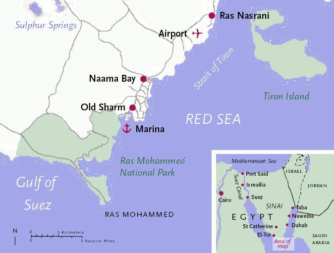 Ponto Turístico Naama Bay em Sharm El Sheikh