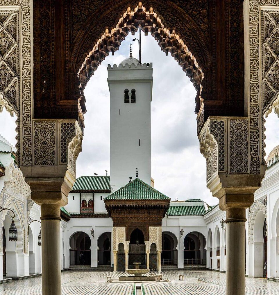 Ponto Turístico Mesquita Al-Qarawiyyin em Fez