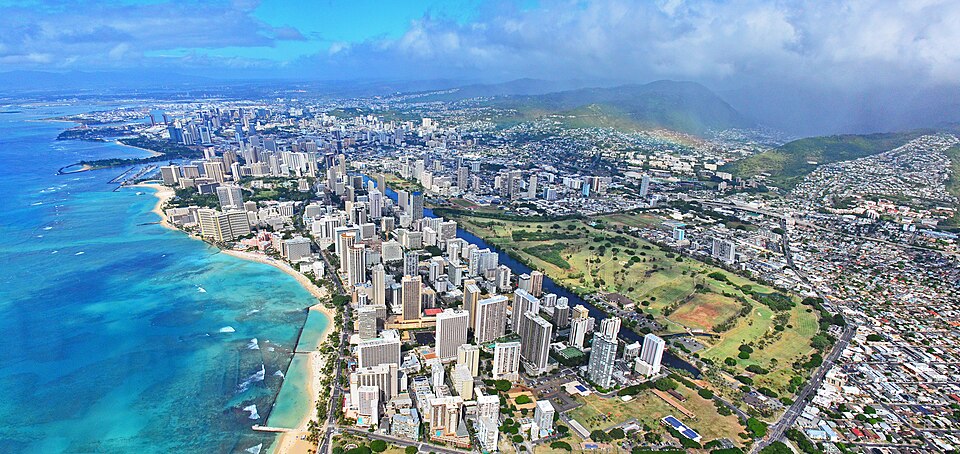 Ponto Turístico Waikiki Beach em Honolulu