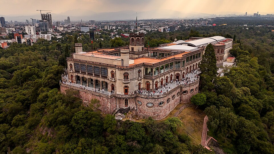 Ponto Turístico Castelo de Chapultepec em Cidade do México