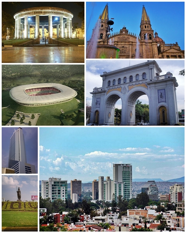 Ponto Turístico Plaza de Armas em Guadalajara