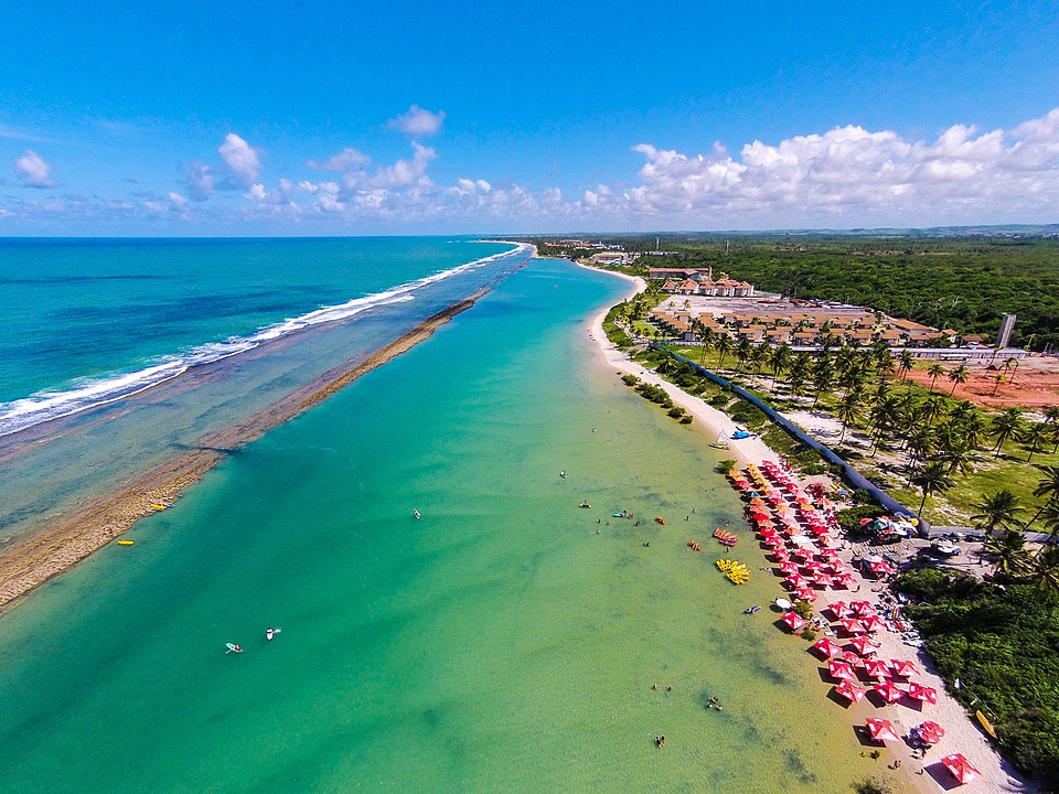 Ponto Turístico Praia de Muro Alto em Ipojuca (Porto de Galinhas)