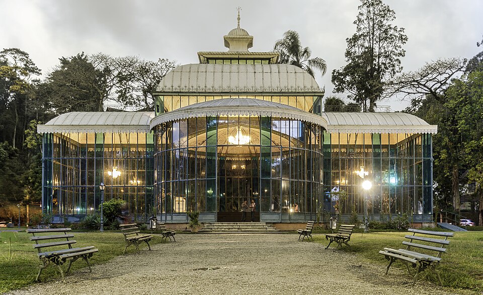 Ponto Turístico Palácio de Cristal em Petrópolis