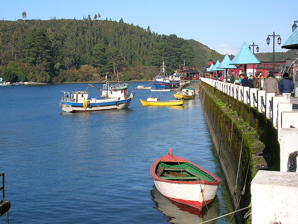Ponto Turístico Angelmó Palafitas em Puerto Montt