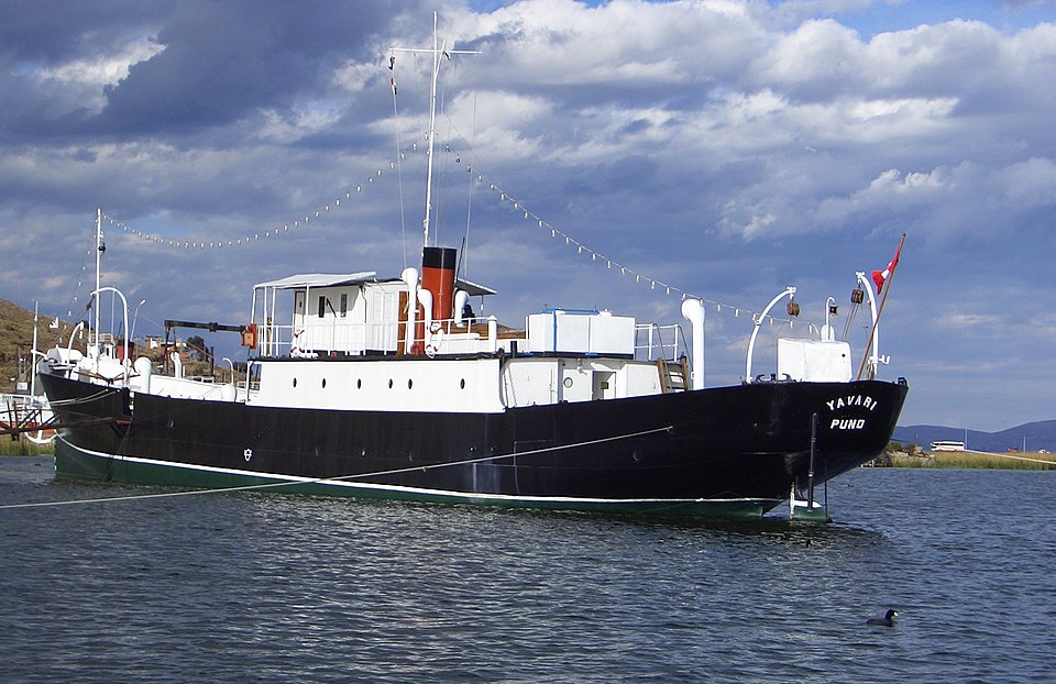 Ponto Turístico Barco Museu Yavari em Puno