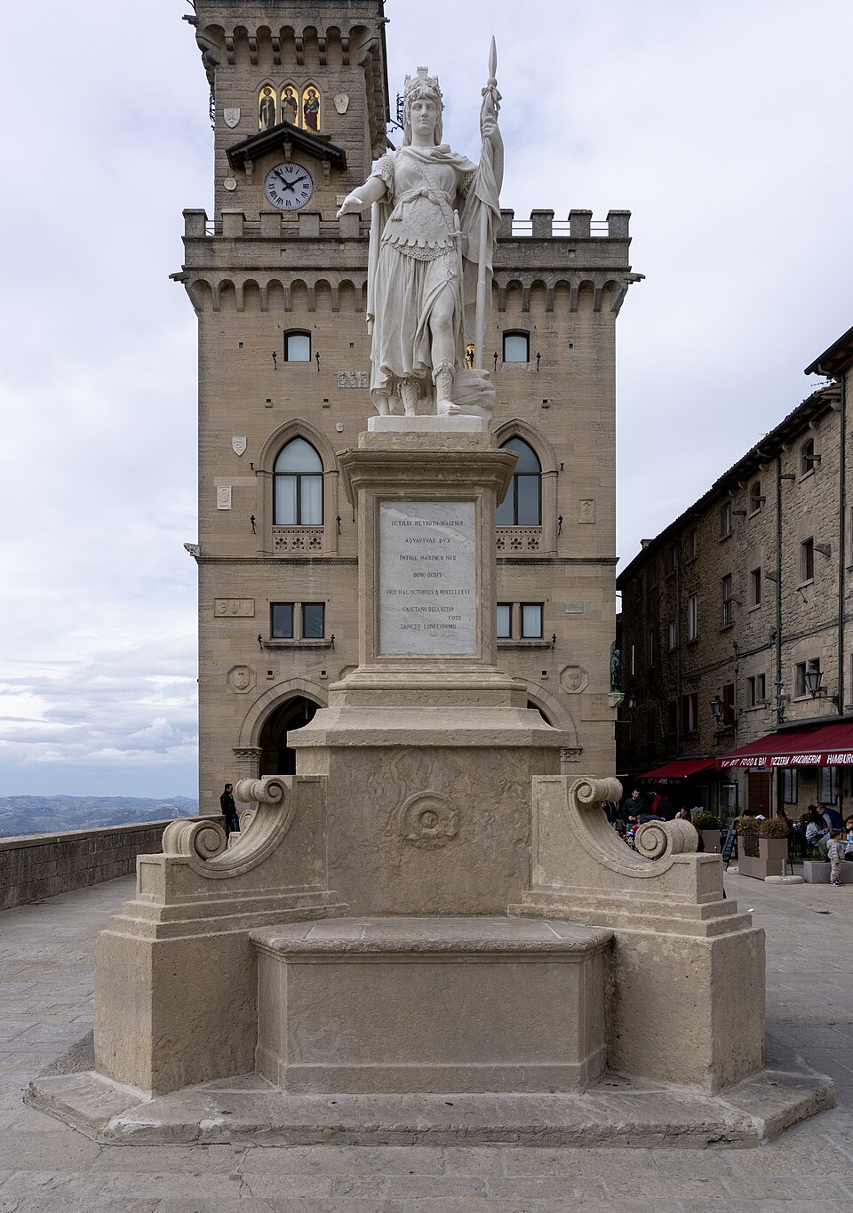Ponto Turístico Piazza della Libertà em San Marino