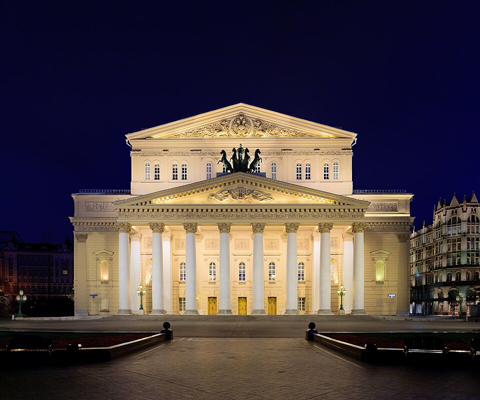 Ponto Turístico Teatro Bolshoi em Moscou