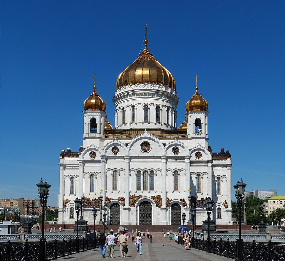 Ponto Turístico Catedral de Cristo Salvador em Moscou