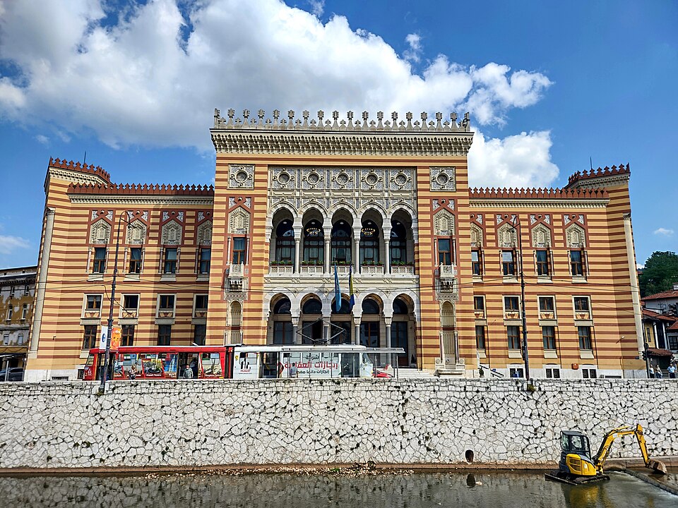 Ponto Turístico Vijećnica (Prefeitura de Sarajevo) em Sarajevo