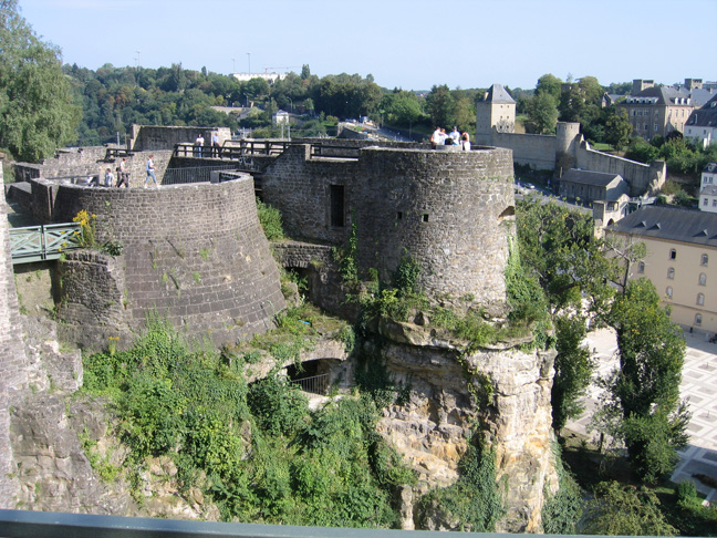 Ponto Turístico Casamatas de Bock (Casemates du Bock) em Luxemburgo