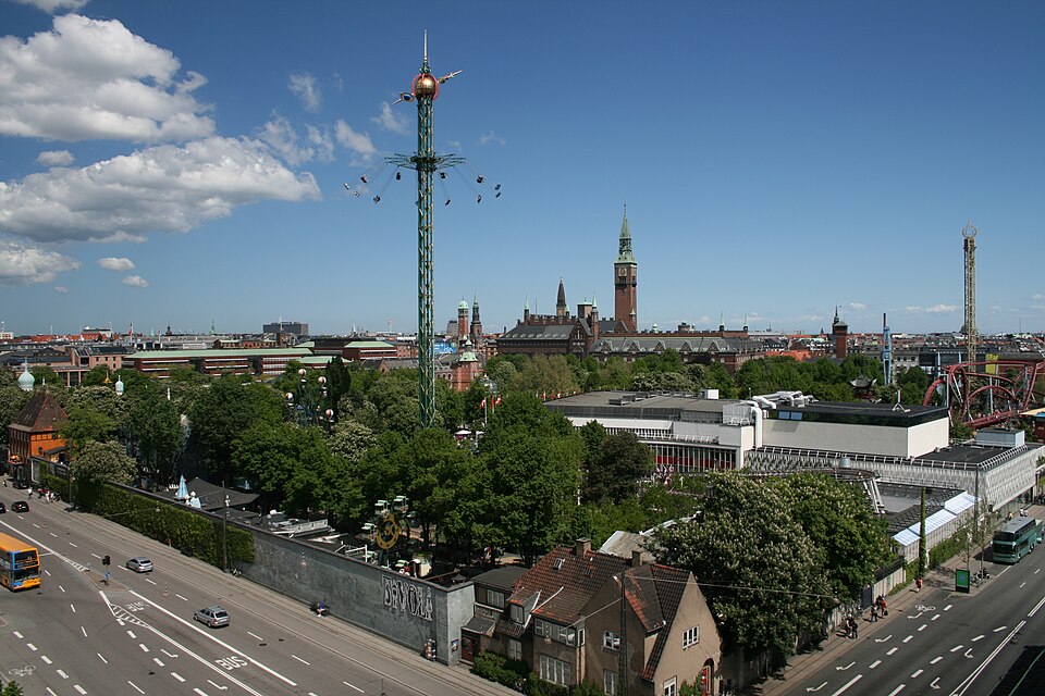 Ponto Turístico Jardins do Tivoli (Tivoli Gardens) em Copenhaga