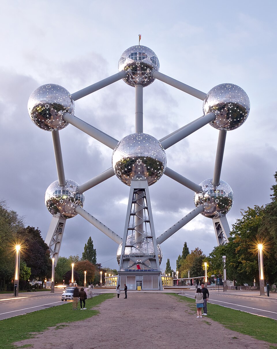 Ponto Turístico Atomium em Bruxelas