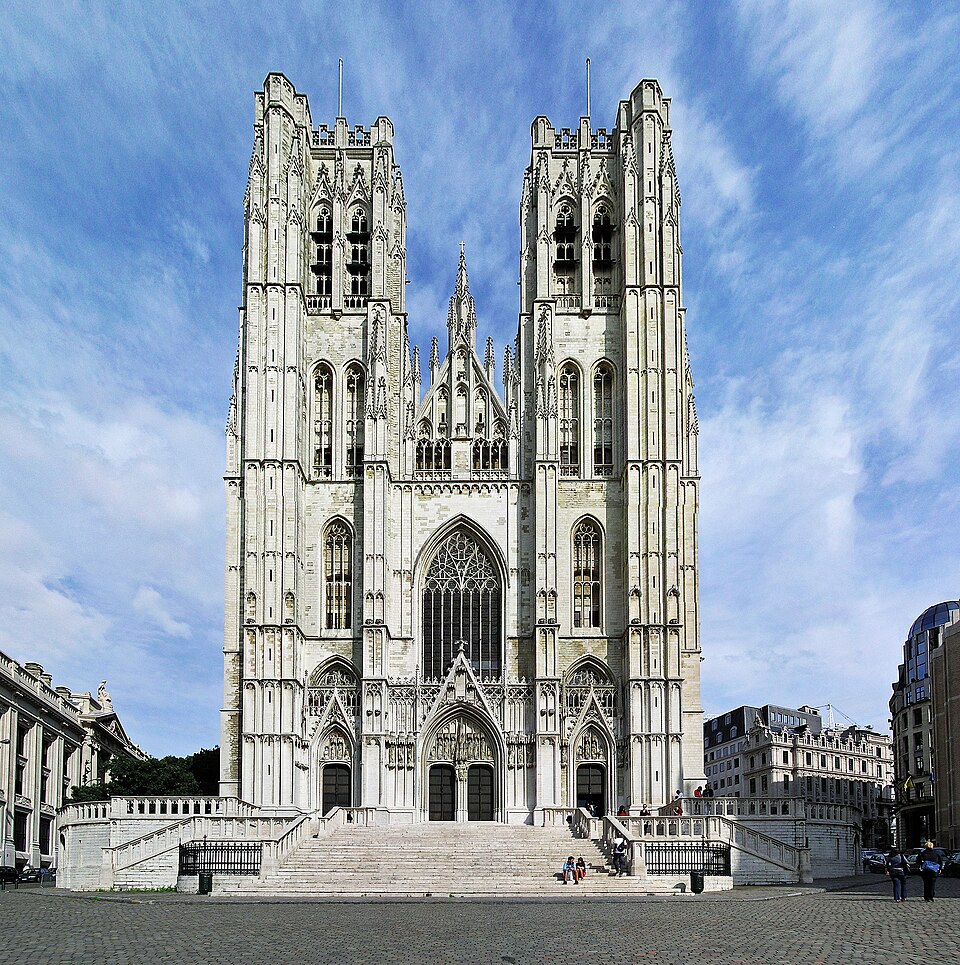 Ponto Turístico Catedral de São Miguel e Santa Gúdula em Bruxelas