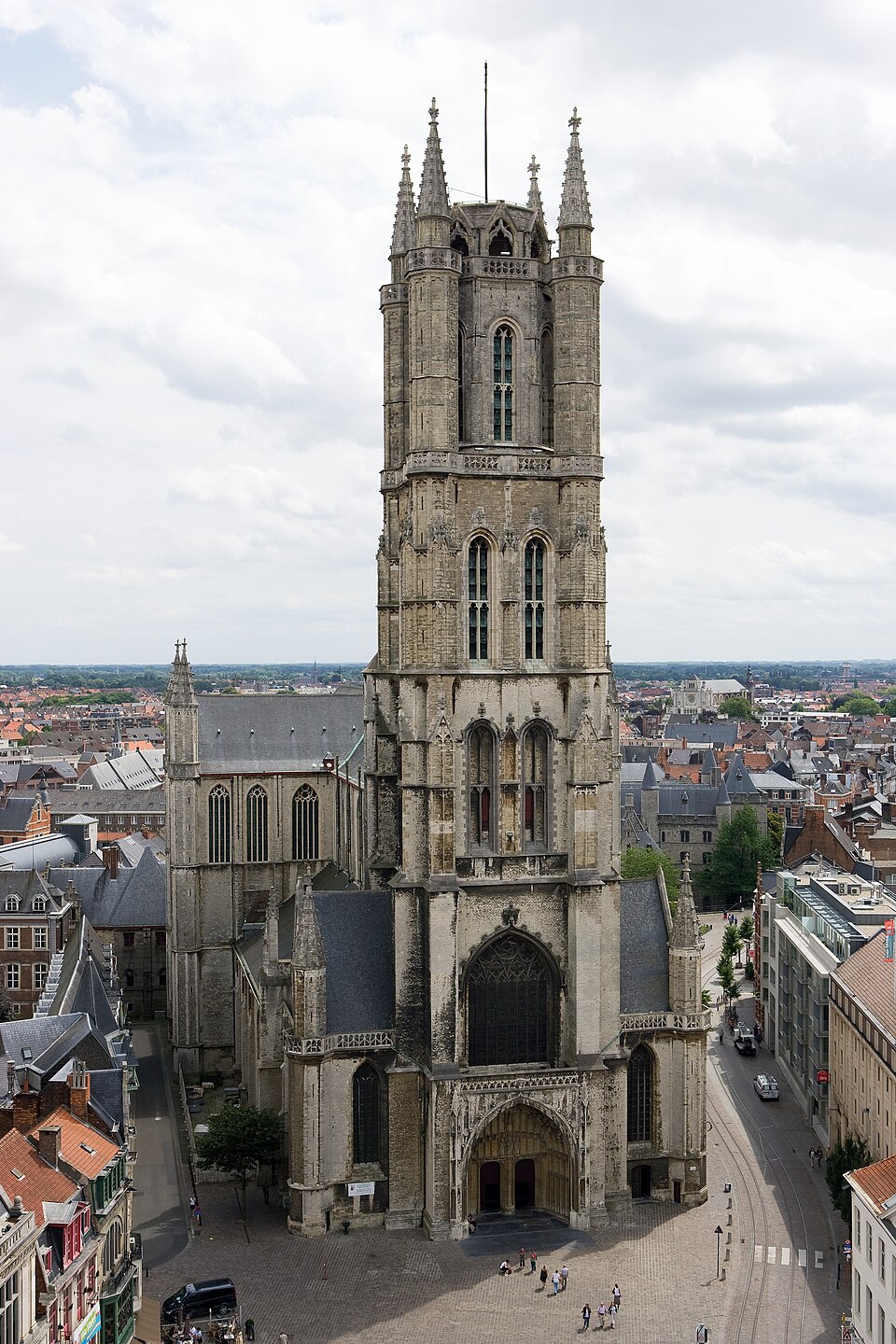 Ponto Turístico Catedral de São Bavão (Sint-Baafskathedraal) em Gante