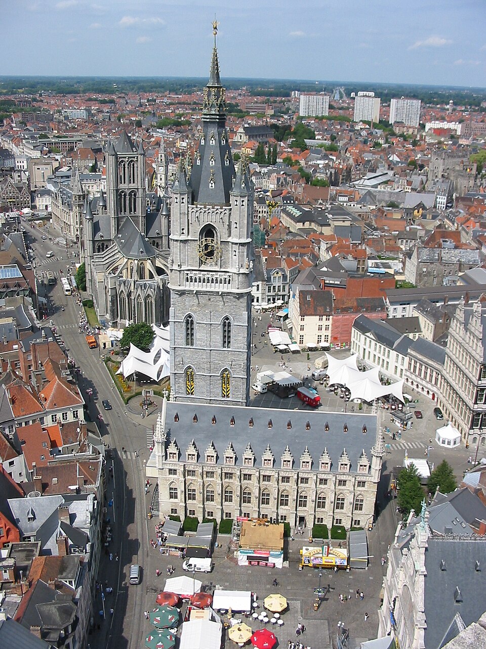 Ponto Turístico Igreja de São Nicolau (Sint-Niklaaskerk) em Gante