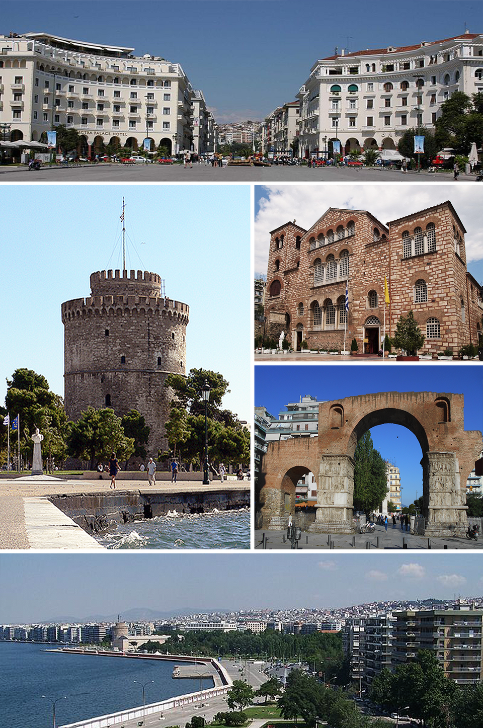 Ponto Turístico Arco de Galério (Kamara) em Salonica