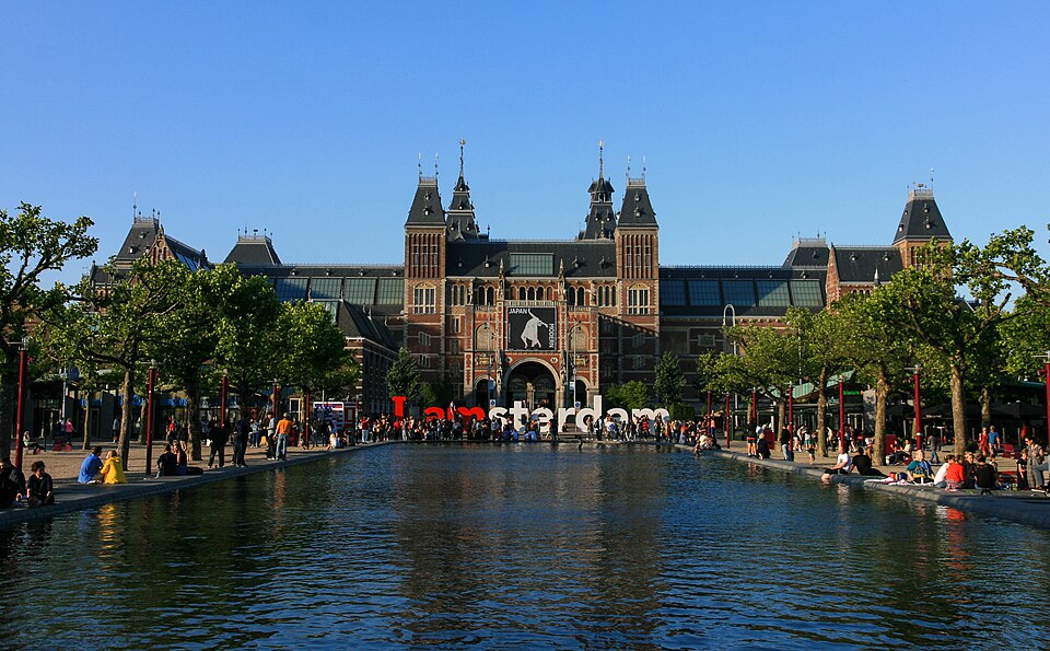 Ponto Turístico Rijksmuseum (Museu Nacional) em Amsterdão