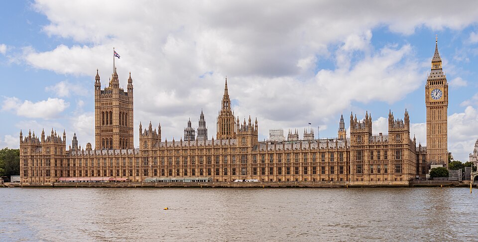 Ponto Turístico Palácio de Westminster e o Big Ben em Westminster