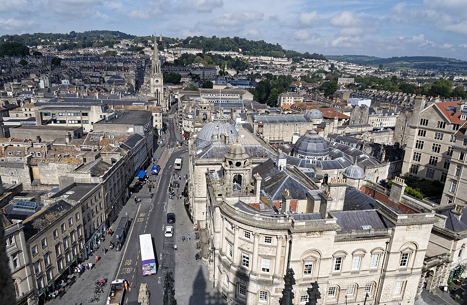 Ponto Turístico Royal Crescent em Bath