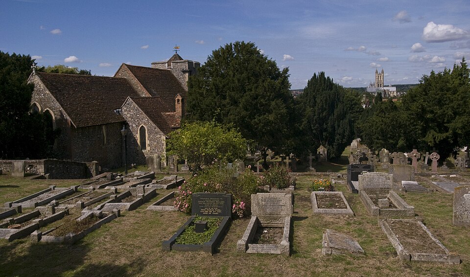 Ponto Turístico Igreja de São Martinho (St Martin's Church) em Canterbury