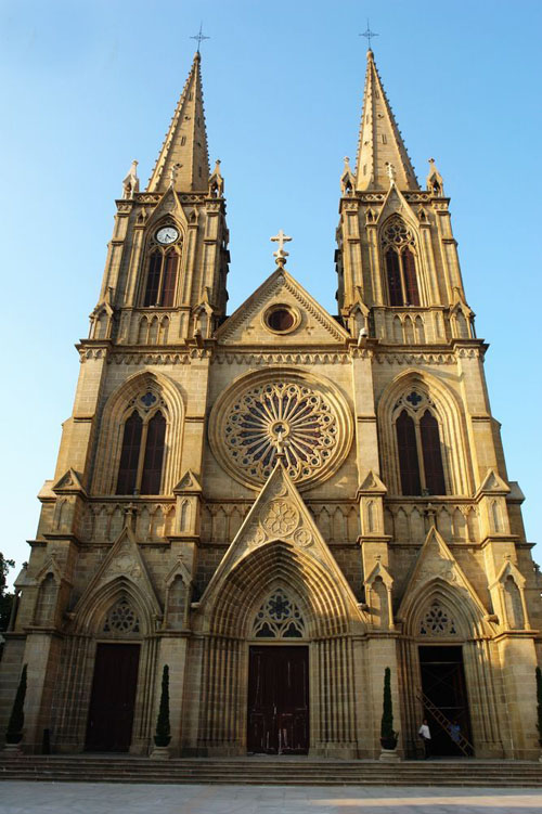 Ponto Turístico Catedral do Sagrado Coração em Guangzhou