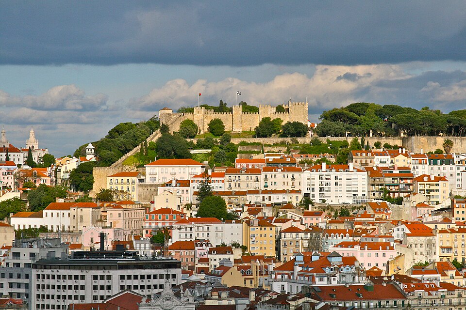 Ponto Turístico Castelo de São Jorge em Lisboa