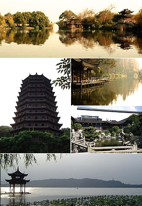 Ponto Turístico Lago do Oeste (West Lake) em Hangzhou