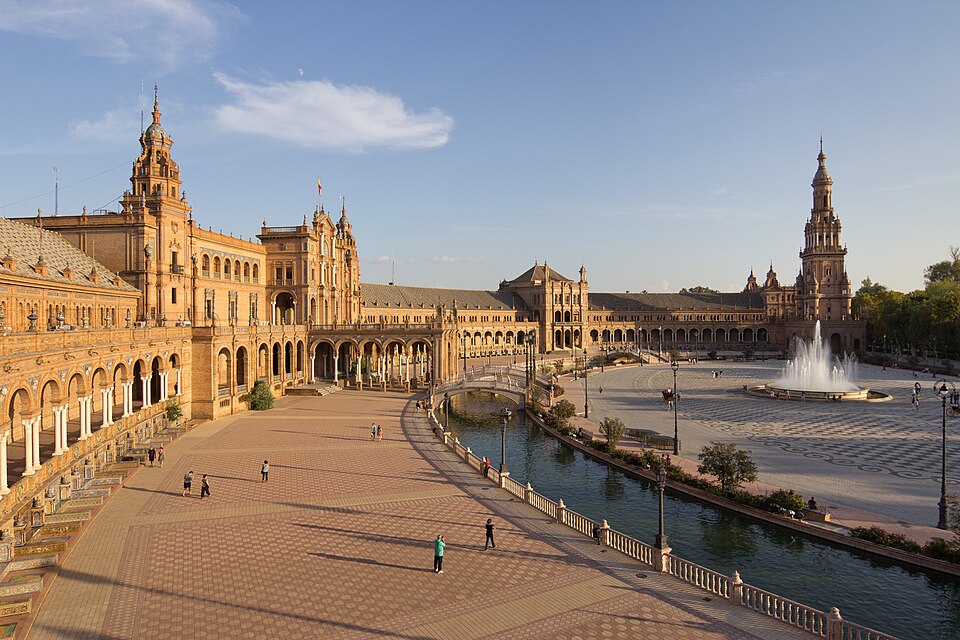 Ponto Turístico Praça de Espanha (Plaza de España) em Sevilha
