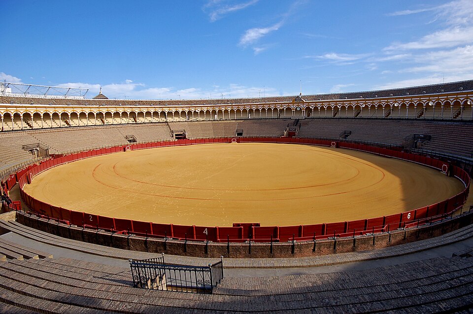 Ponto Turístico Praça de Touros da Maestranza em Sevilha