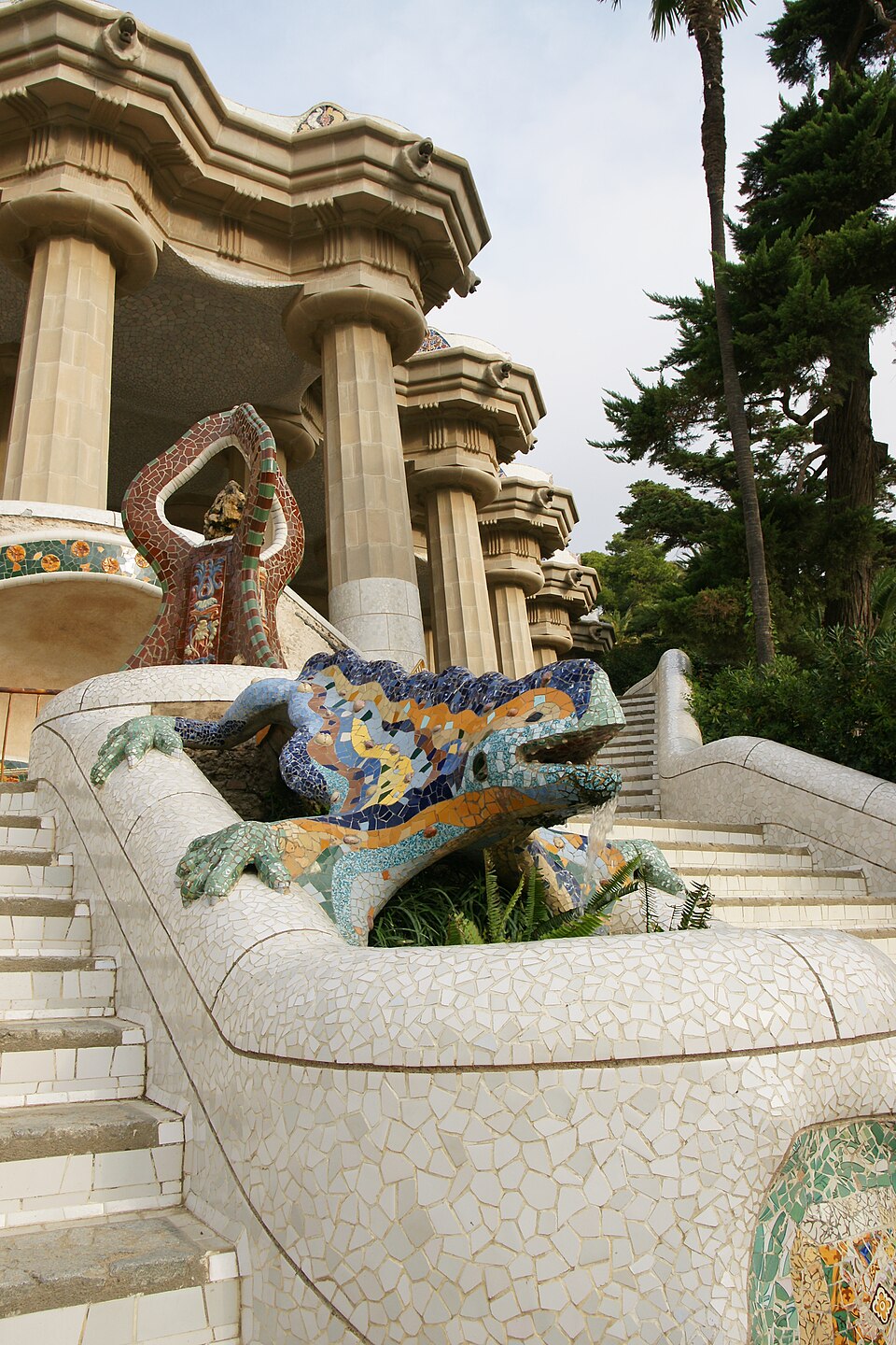 Ponto Turístico Parque Güell em Barcelona