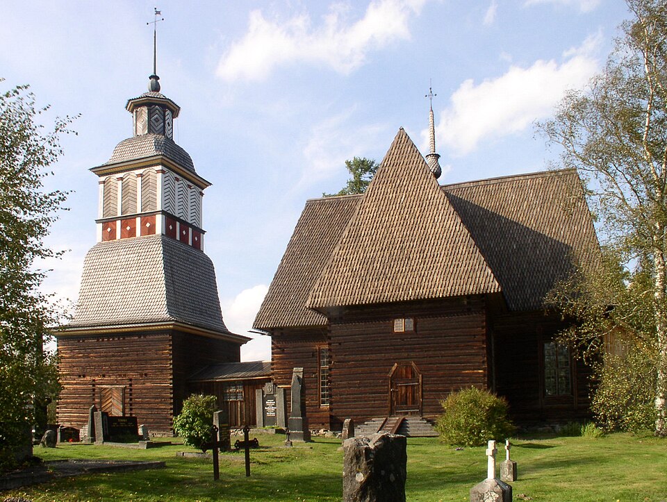 Ponto Turístico Igreja de Petäjävesi (Arredores - UNESCO) em Jyväskylä