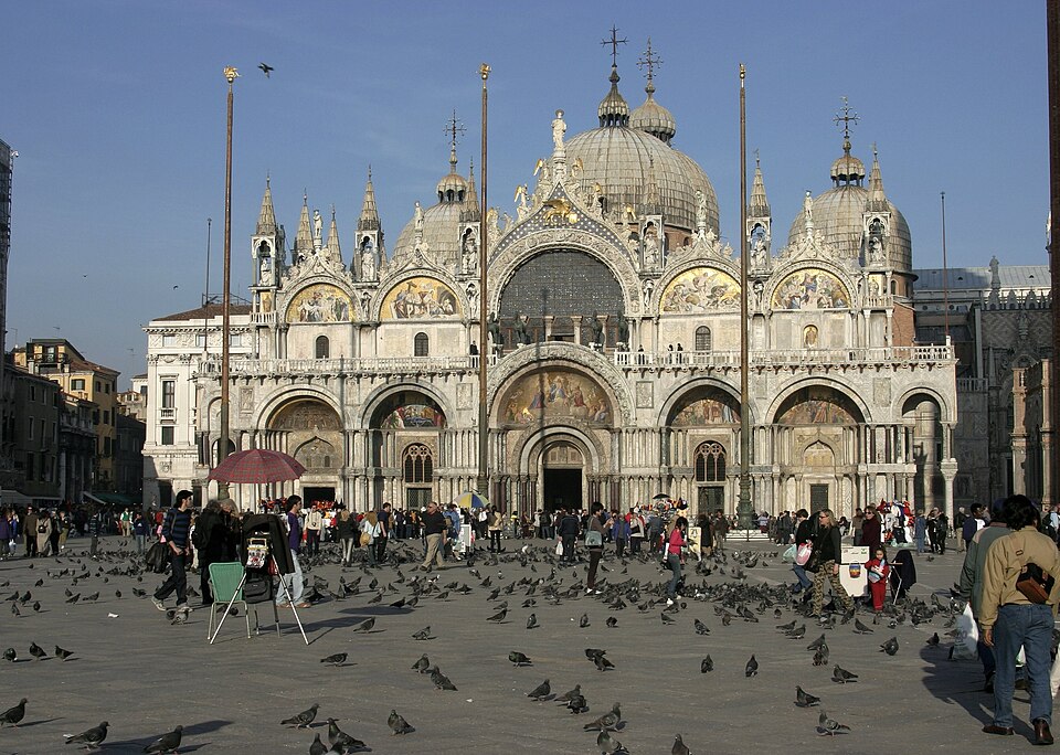 Ponto Turístico Basílica de São Marcos (Basilica di San Marco) em Veneza