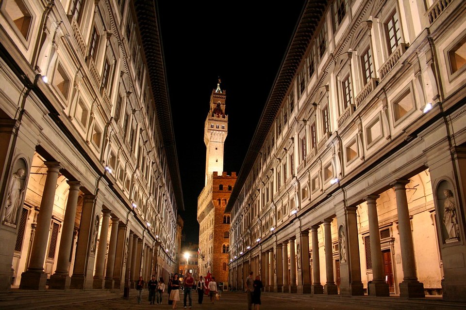 Ponto Turístico Galeria Uffizi (Galleria degli Uffizi) em Florença
