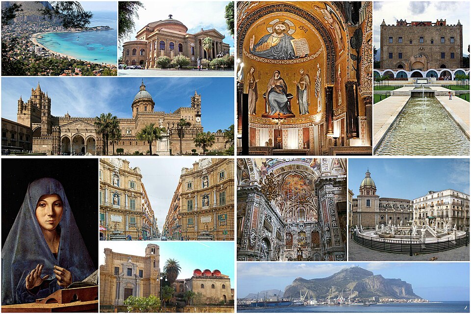 Ponto Turístico Catedral de Palermo em Palermo