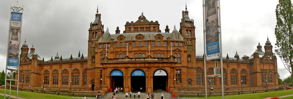 Ponto Turístico Museu e Galeria de Arte de Kelvingrove em Glasgow