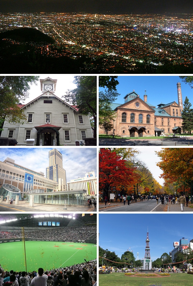 Ponto Turístico Monte Tengu em Otaru