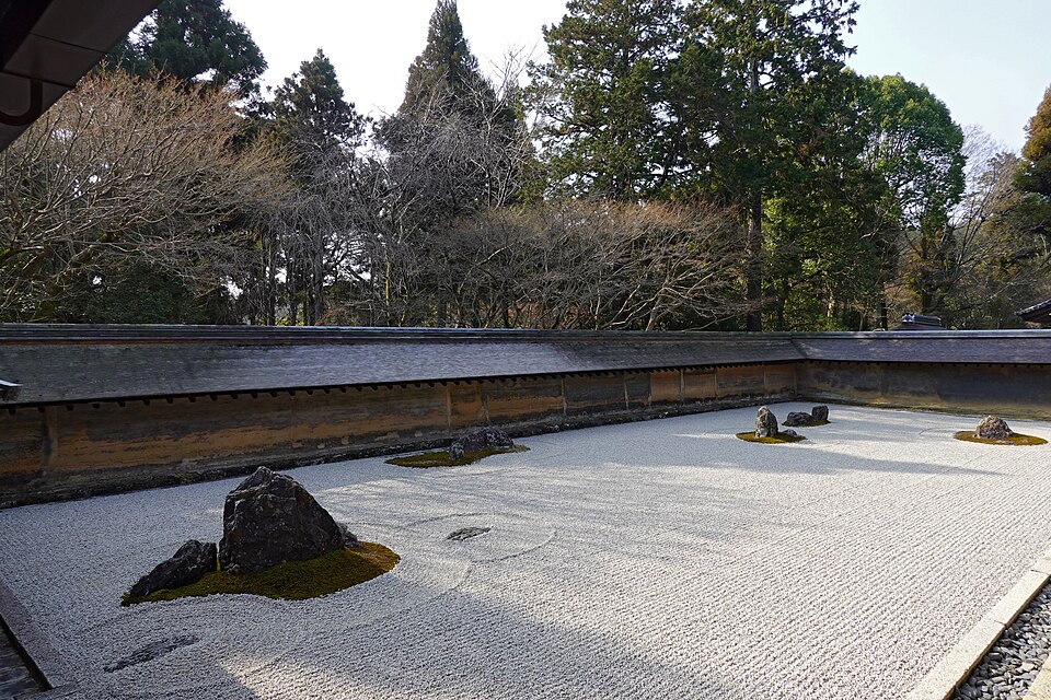 Ponto Turístico Templo Ryoan-ji em Quioto