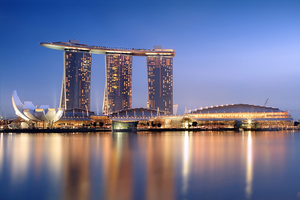Ponto Turístico Marina Bay Sands em Cidade de Singapura