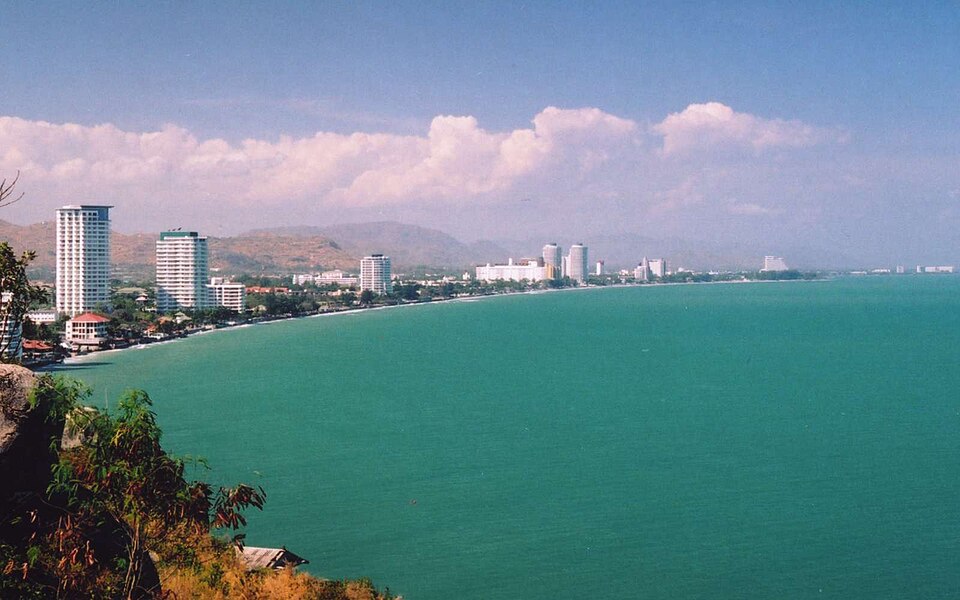 Ponto Turístico Praia de Hua Hin em Hua Hin